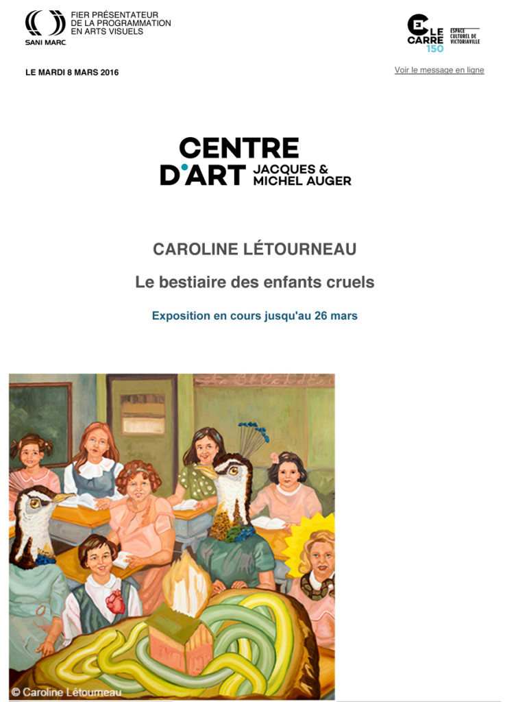 Exposition Caroline Ltourneau